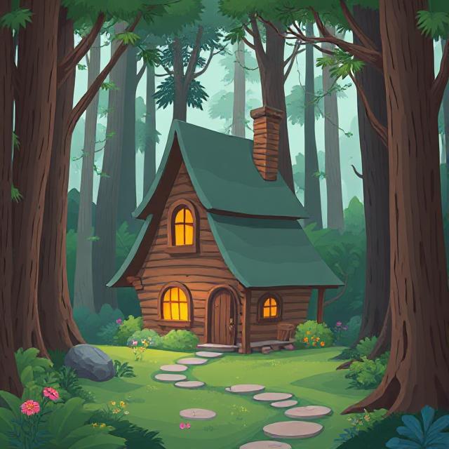 Skovens hemmelige hytte